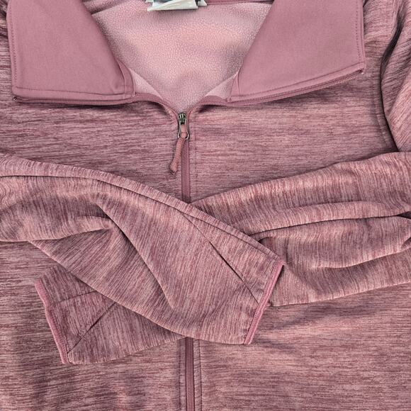 Colombia Women's Quarter Zip Fleece Pullover Mauve M - Picture 7 of 10
